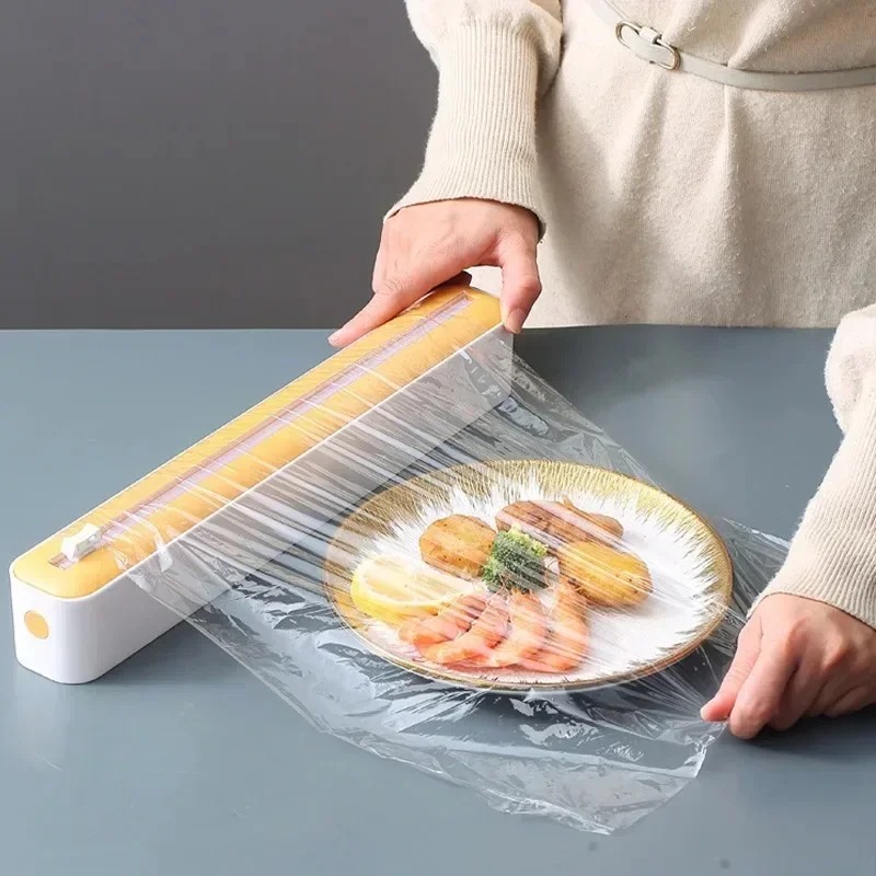 Food Wrap Dispenser With Slide - Meal Prep Wraps reseña y precio